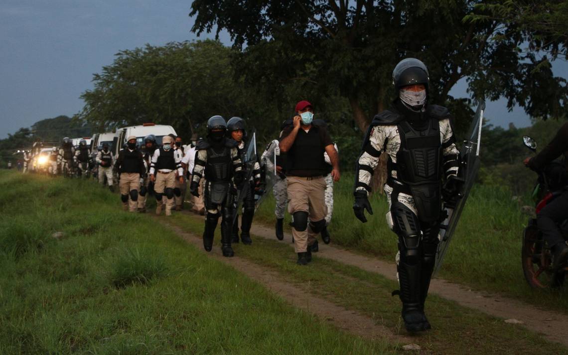 Disuelve Migraci n y la Guardia Nacional cuarta caravana migrante